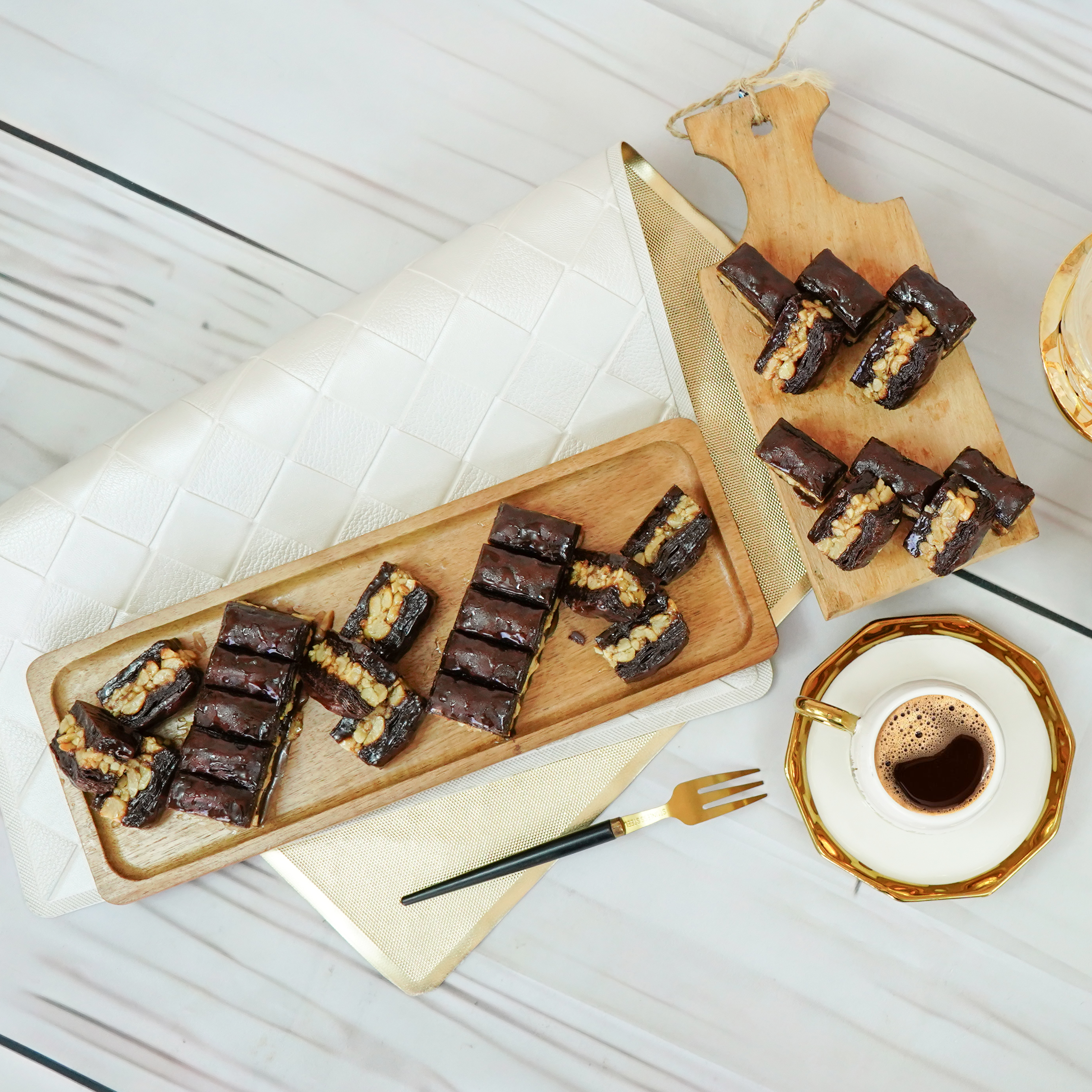 Cashew Baklava With chocolate 